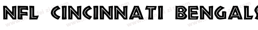NFL Cincinnati Bengals字体转换